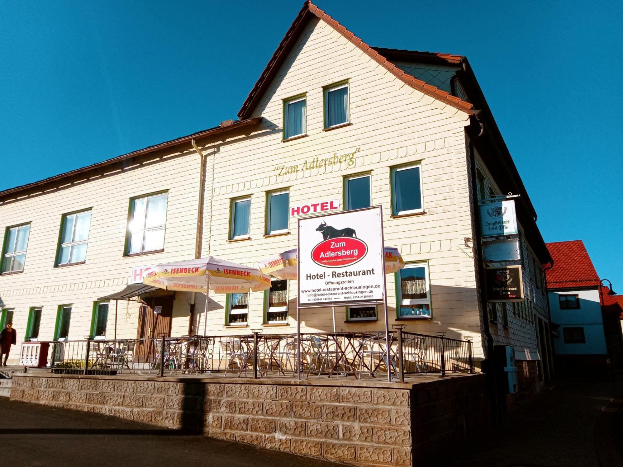 Hotel&Restaurant Zum Adlersberg Schleusingen Exterior foto